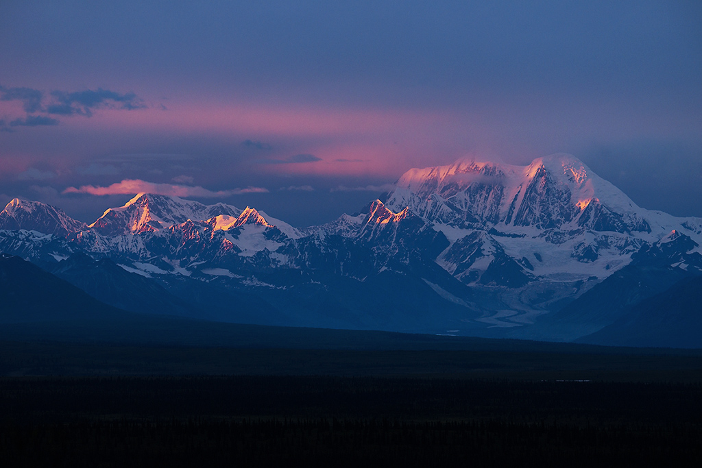Alaska Range sunset - Alaska
